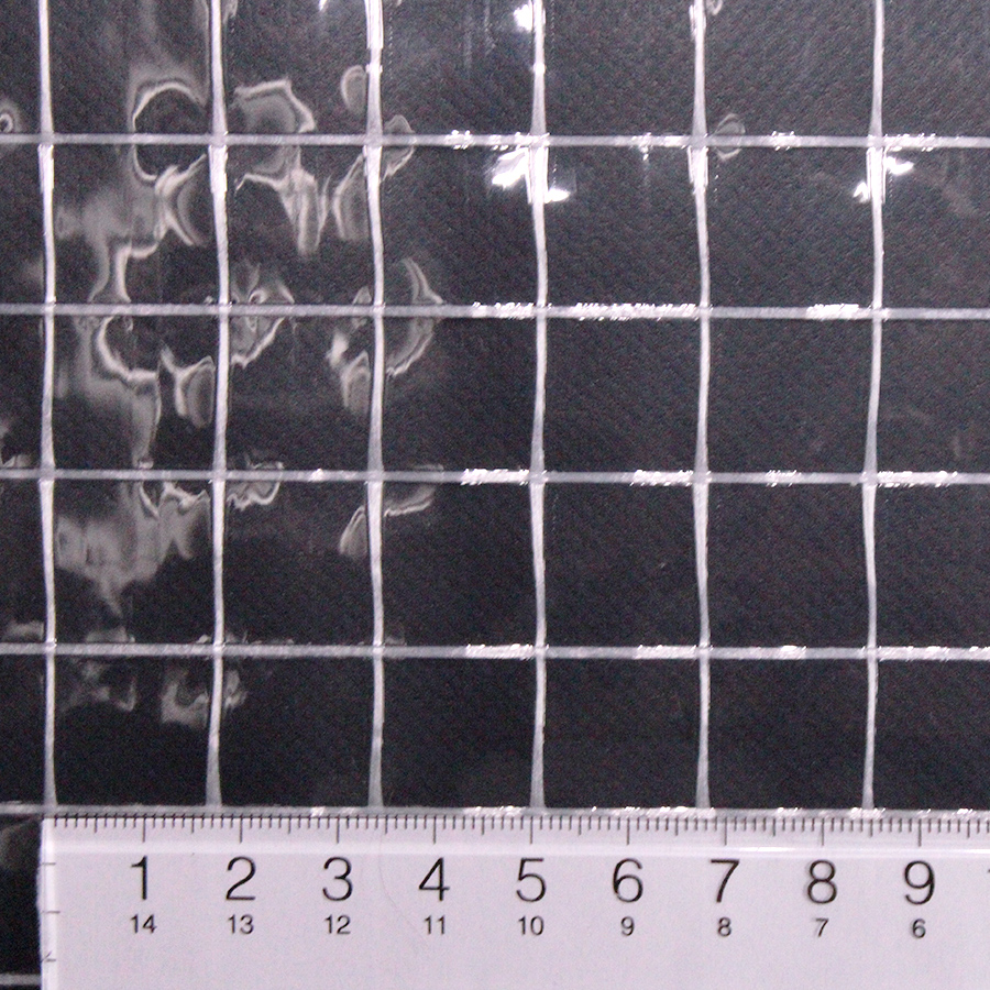 糸入り透明ビニールt0.55mm(防炎・高耐候) - 画像 (2)